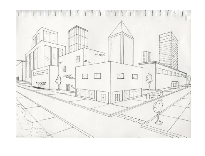 Презентация к уроку "Городской пейзаж"