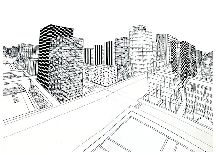 Create hand drawn sketches or illustrations with pen and ink by