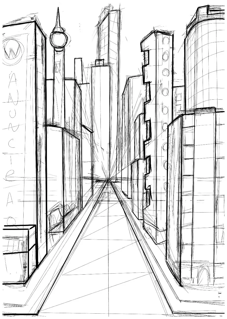 Artstation concept street