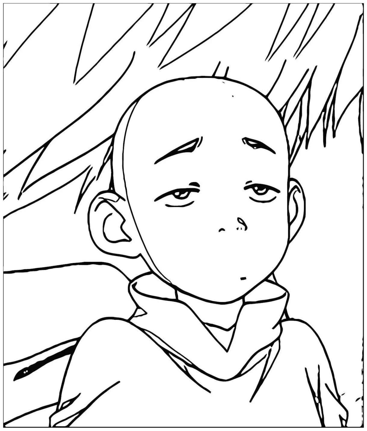 Atla aang avatar wecoloringpage