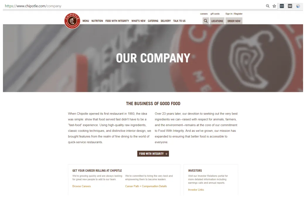 About us pages, a basic condition of website trustworthiness