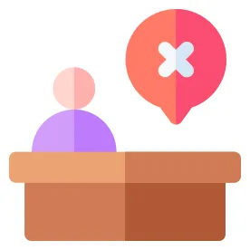 Absence icons for freepik