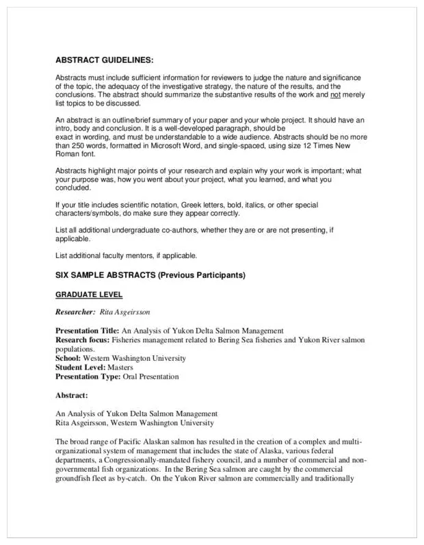 Free 17+ abstract writing samples and templates in pdf