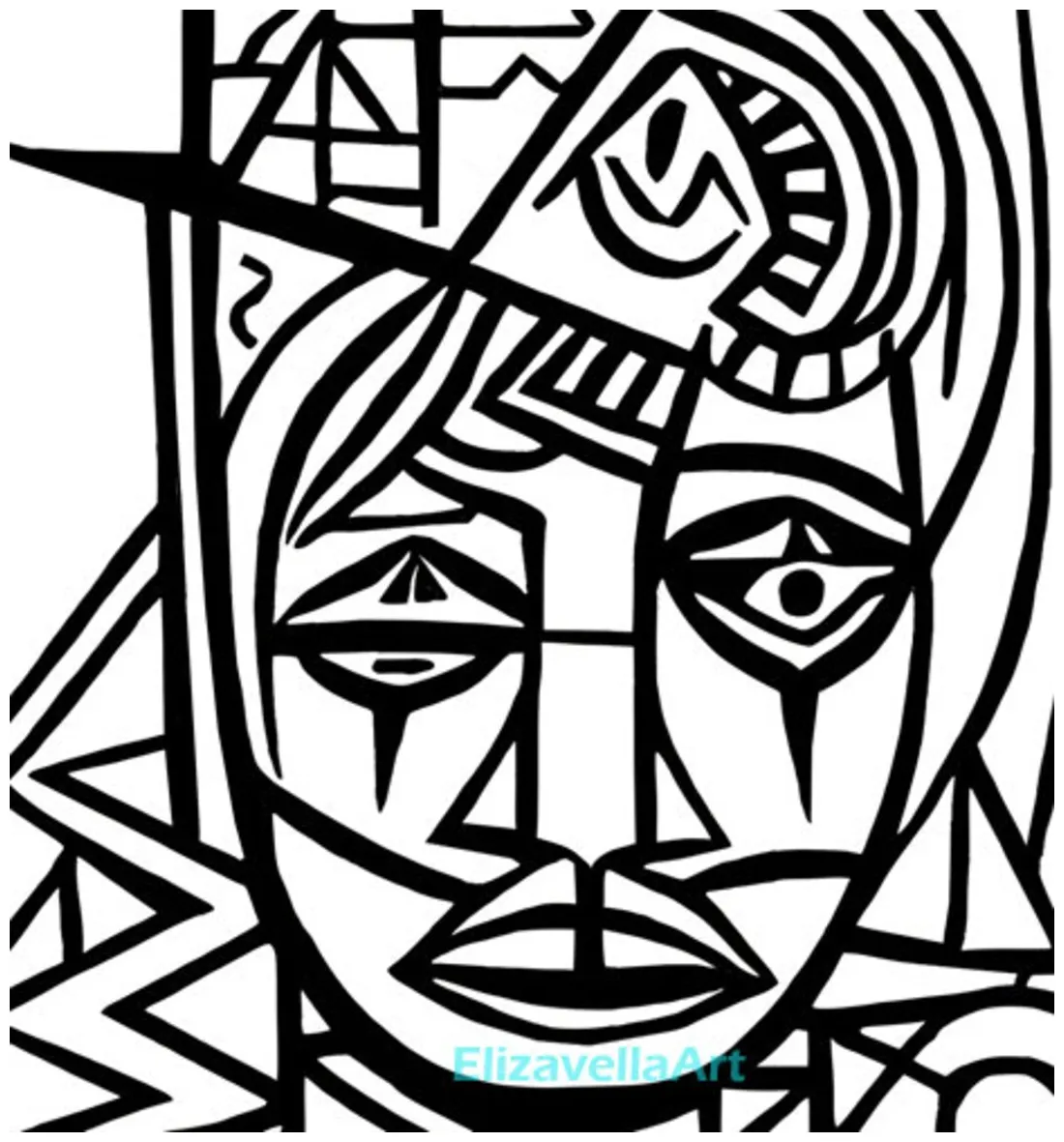 Printable wall art, jpg, abstract wall art