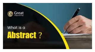 12 Important Tips to Write an Abstract Effectively