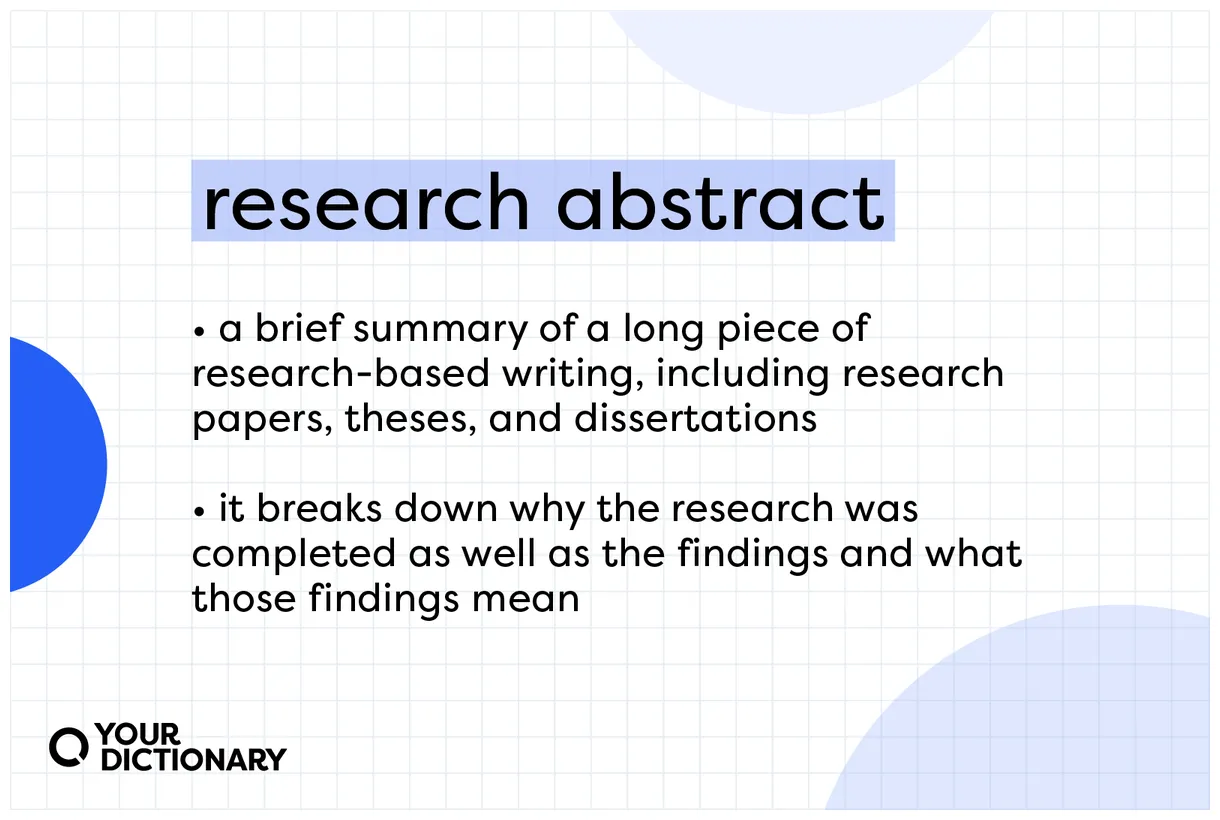 What Is a Research Abstract? 3 Effective Examples | YourDictionary