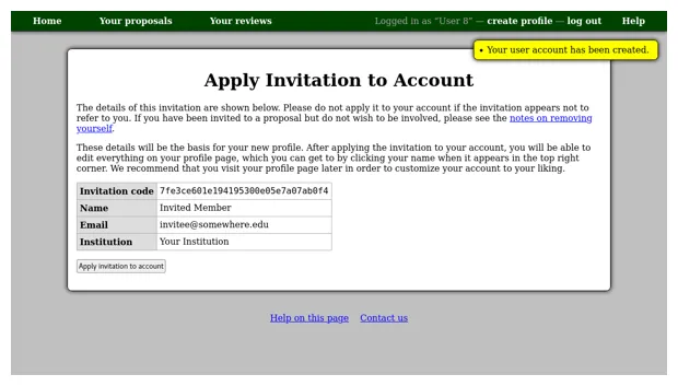 Hedwig accepting an invitation