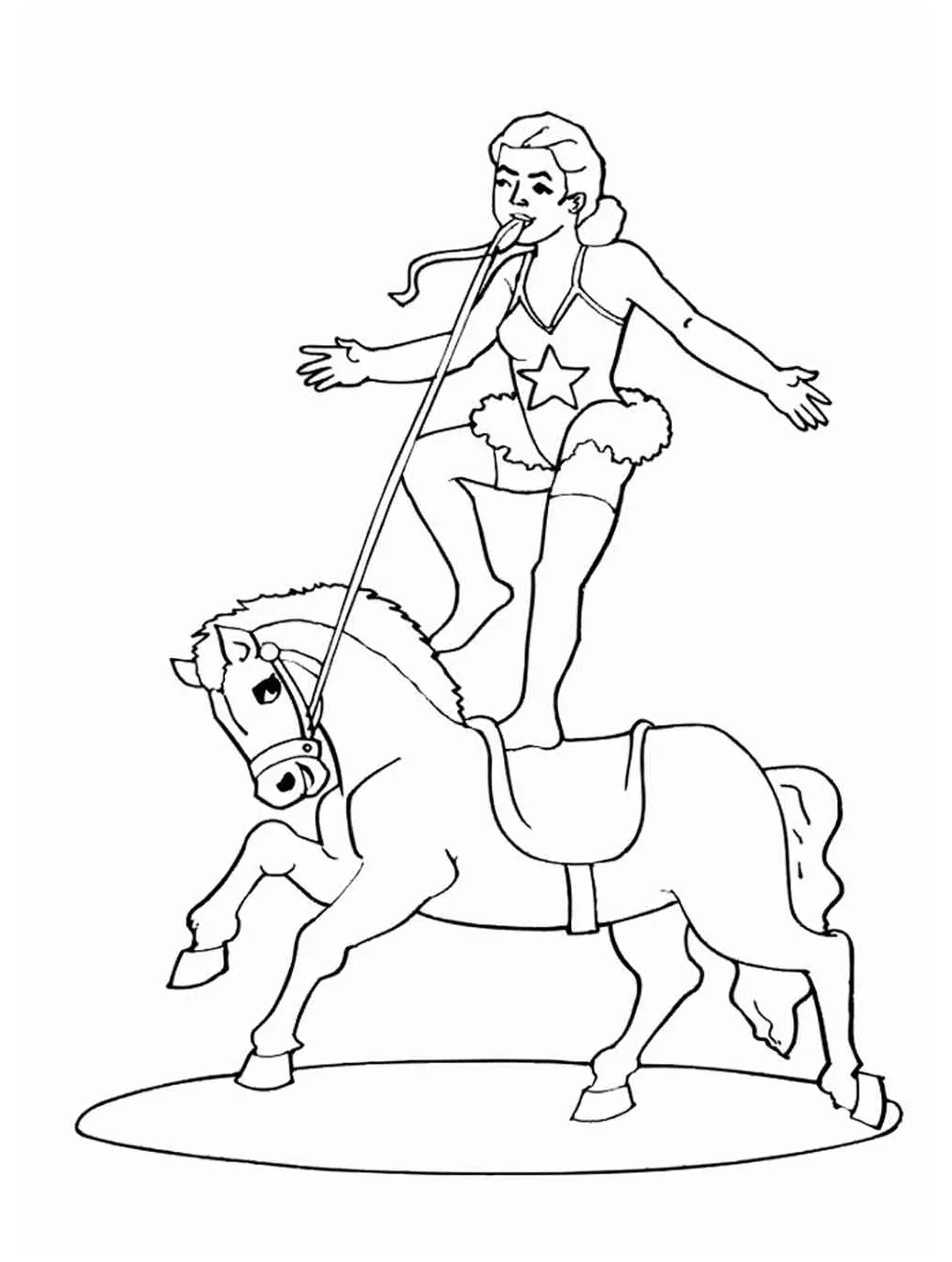 Acrobat coloring pages