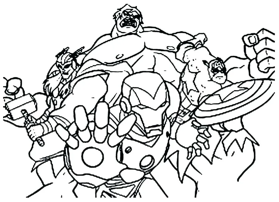 Action Hero Coloring Sheets Coloring Pages