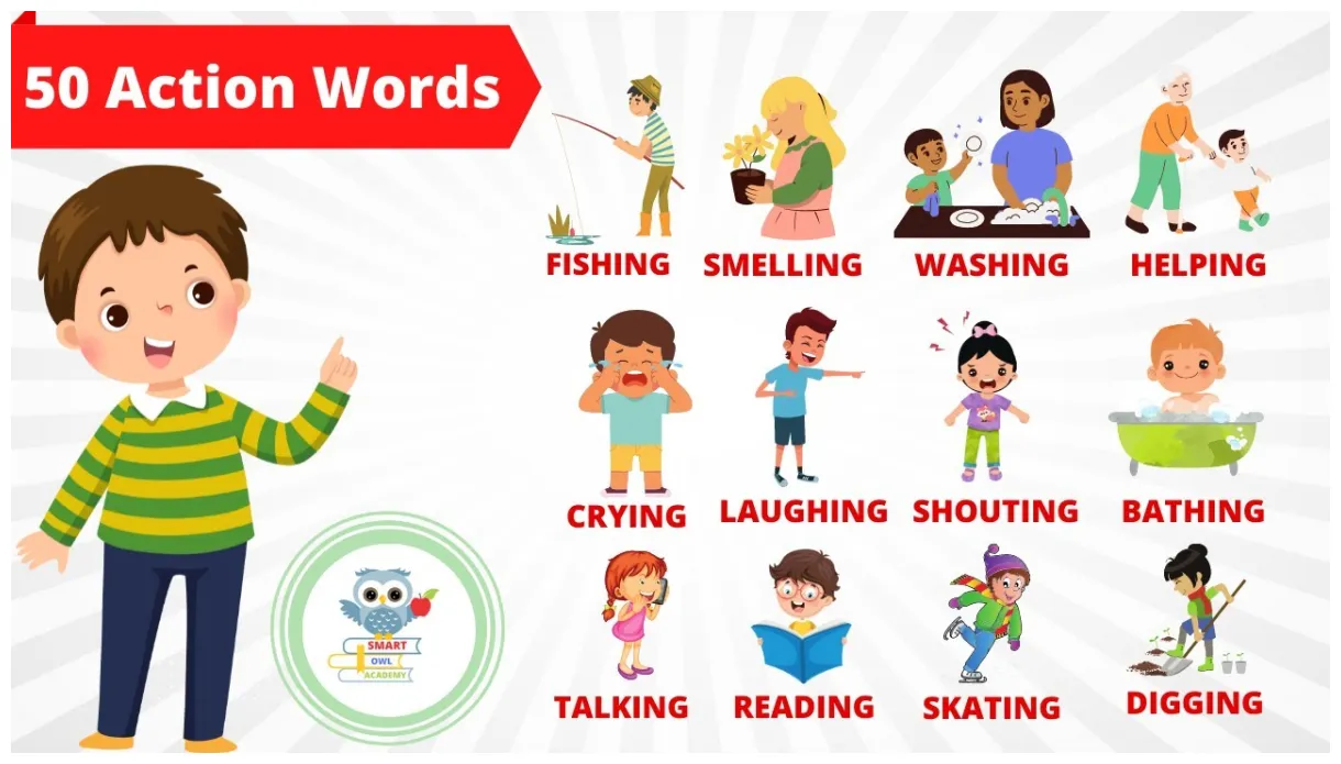 What is an action word and examples at loretta burroughs blog printable coloring page