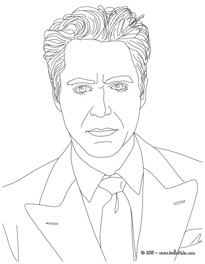 Actor Coloring Sheets Coloring Pages