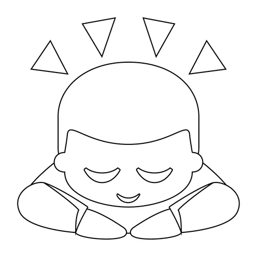 Person Bowing coloring page | Free Printable Coloring Pages