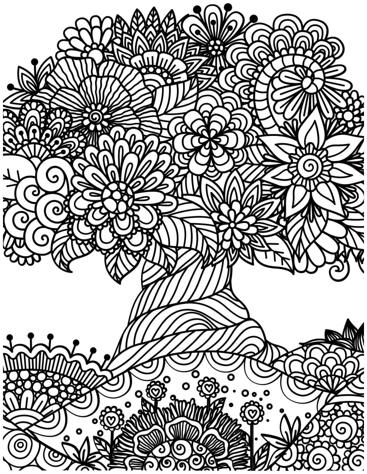 Free printable coloring pages for adults