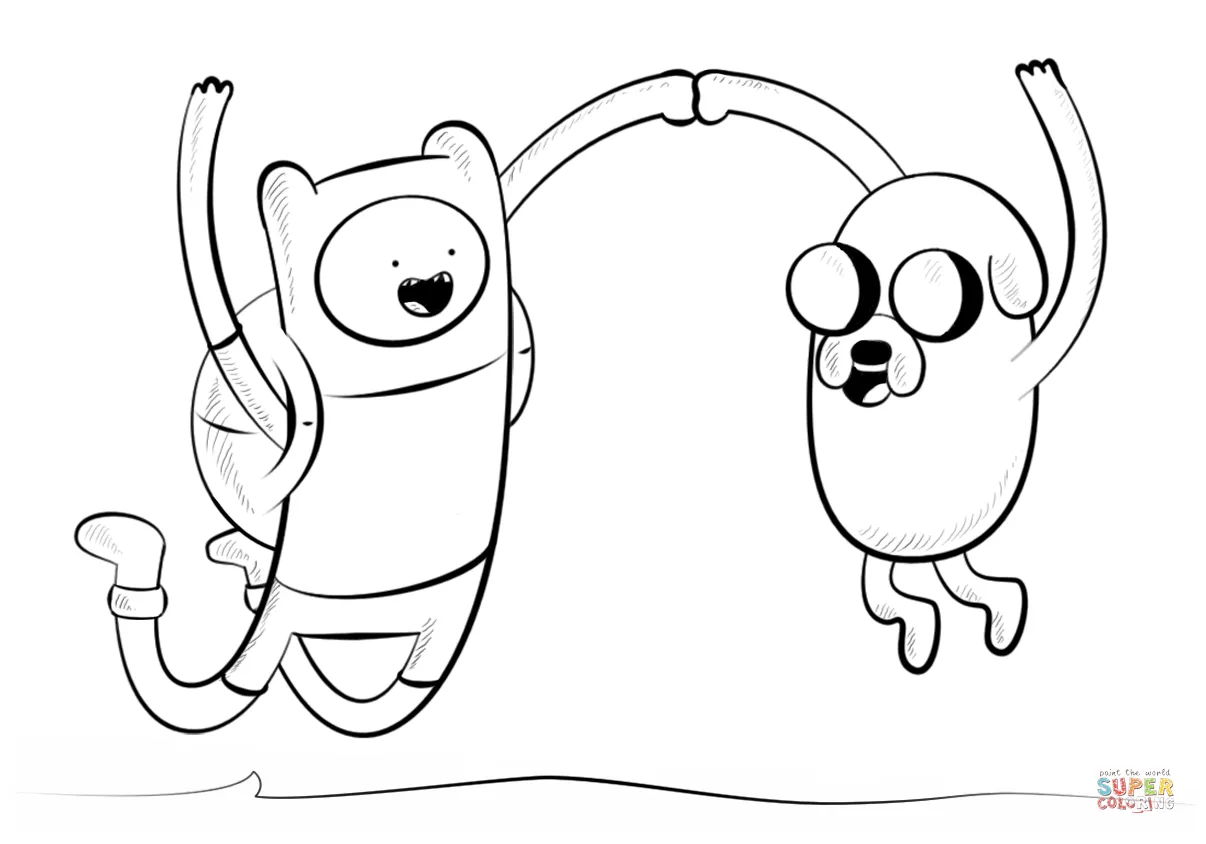 Jake and finn adventure time coloring pages tatuagem, desenhos, tatoo printable coloring page