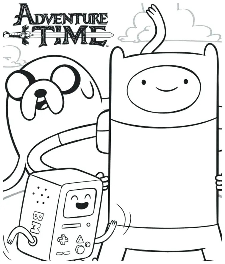 Finn and jake coloring pages at getcolorings free printable