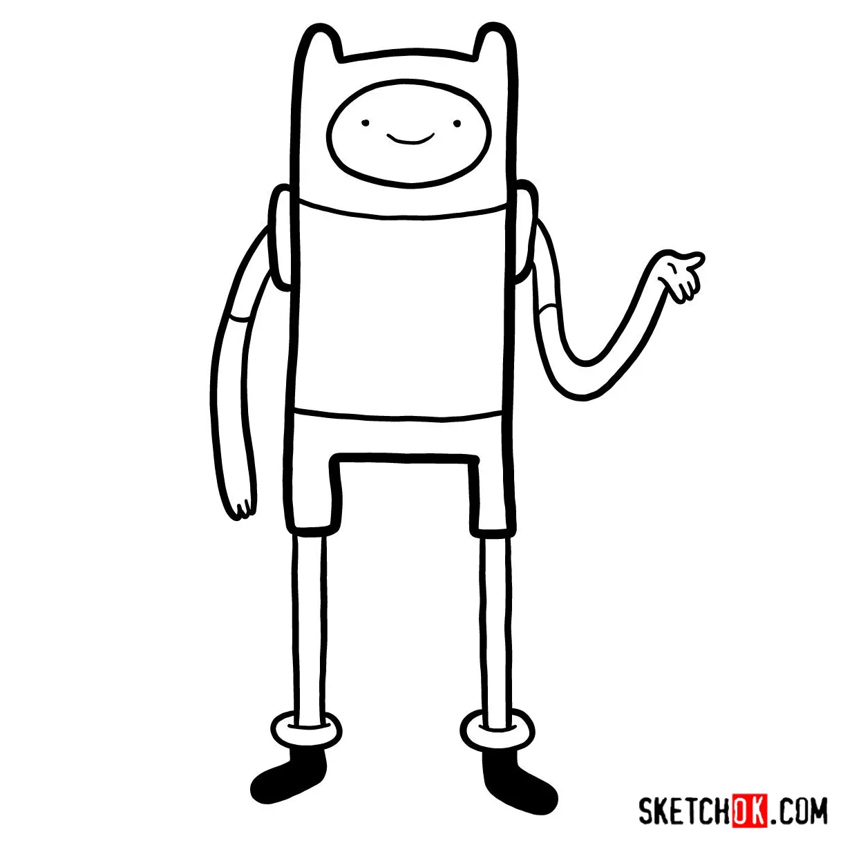 Finn and jake adventure time coloring pages