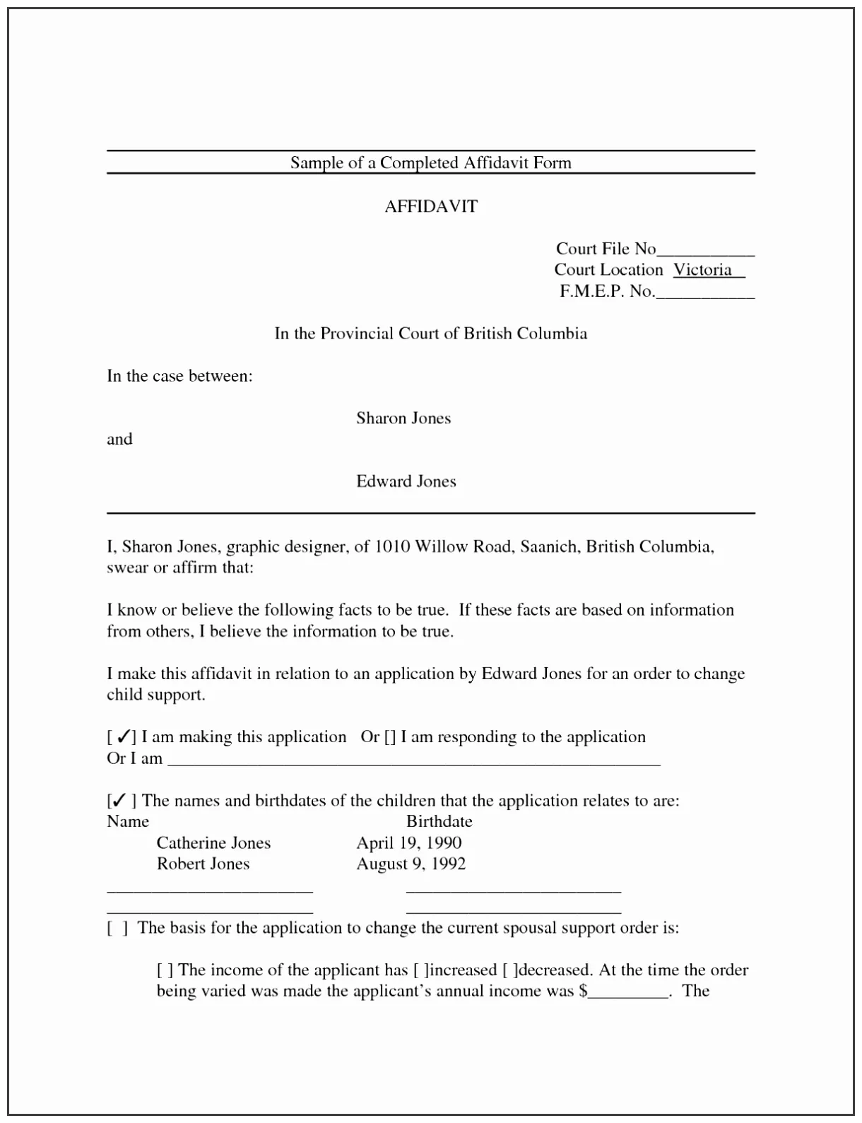 7 printable affidavit form template sampletemplatess sampletemplatess