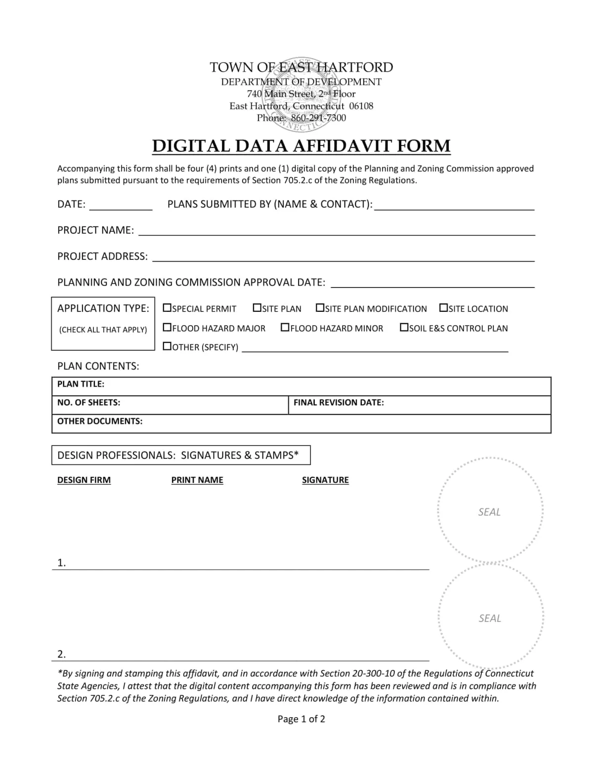 Free printable affidavit templates [word, pdf] sample
