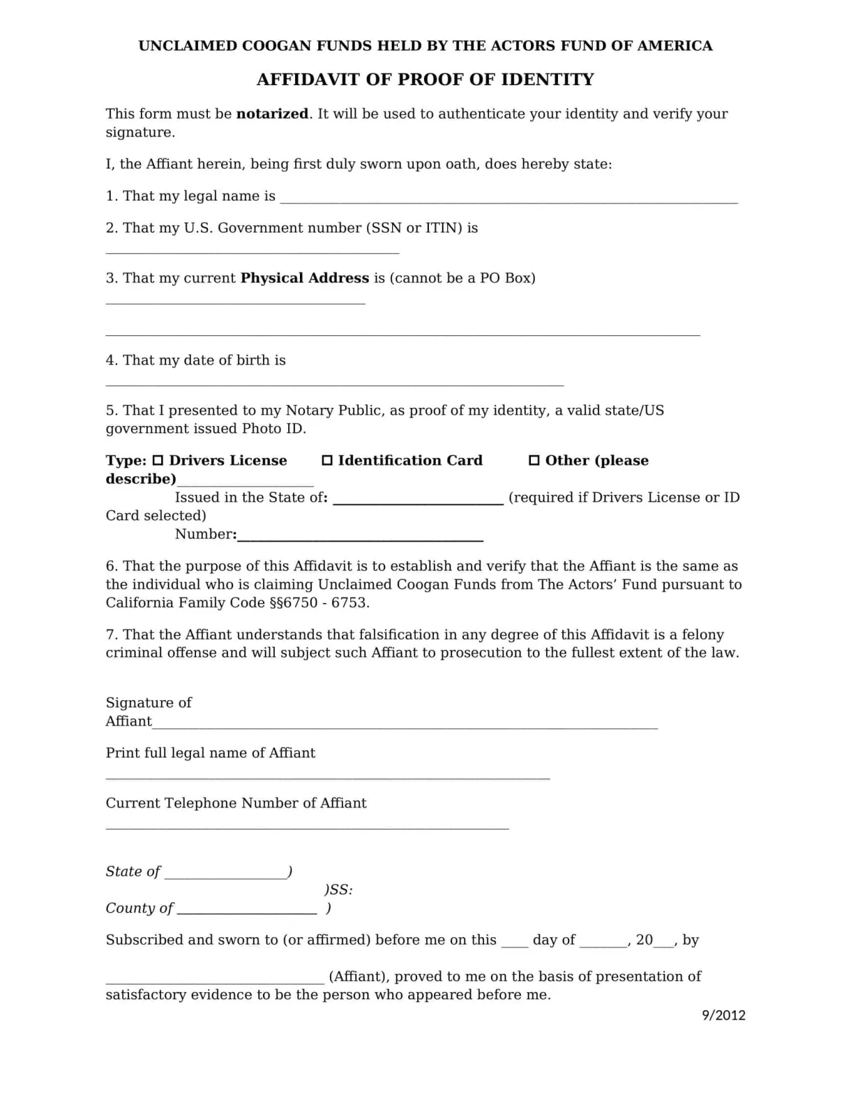 Free printable form templates [pdf]