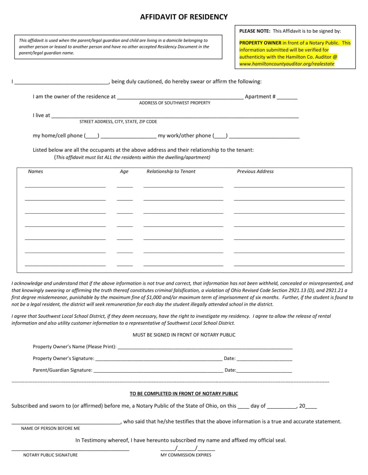 Free printable template [pdf, word]