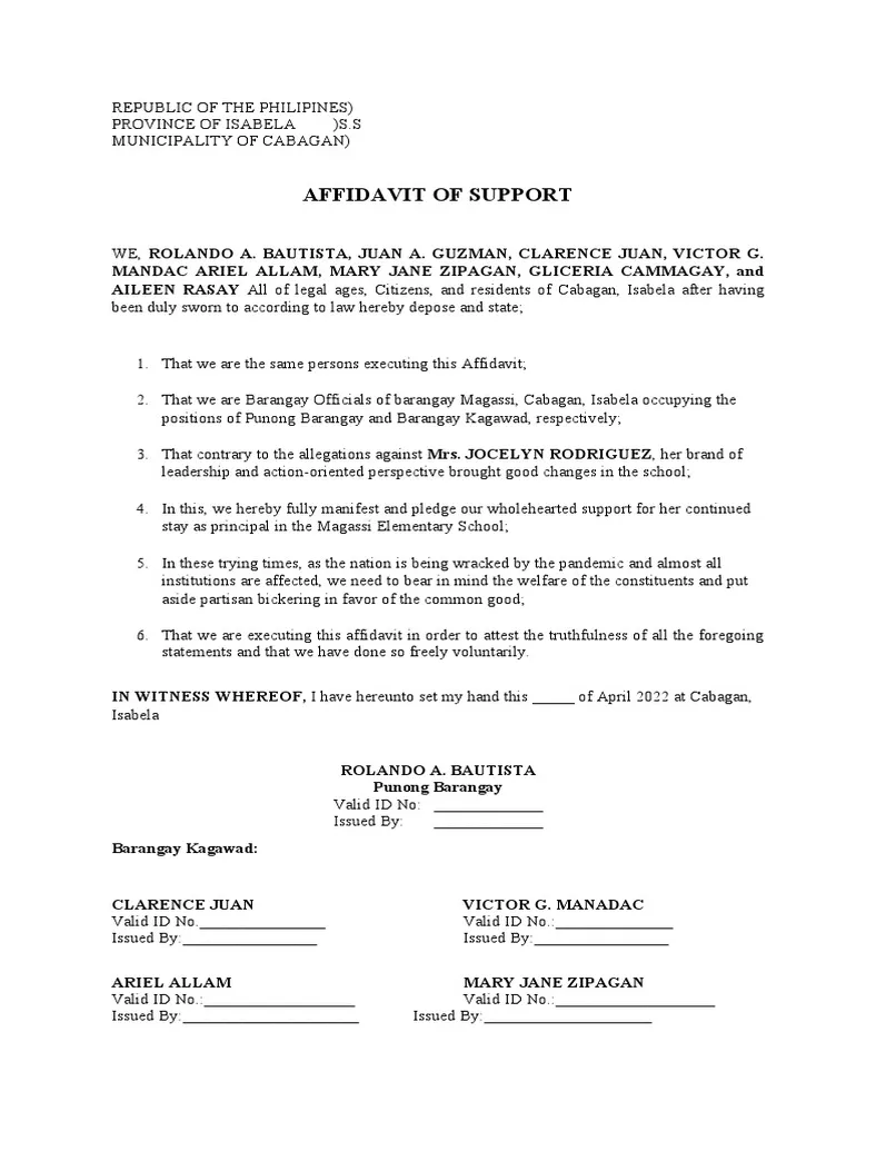 Pdf notary public affidavit