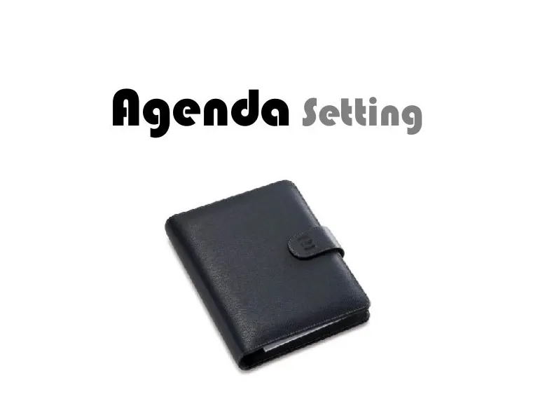 Agenda setting