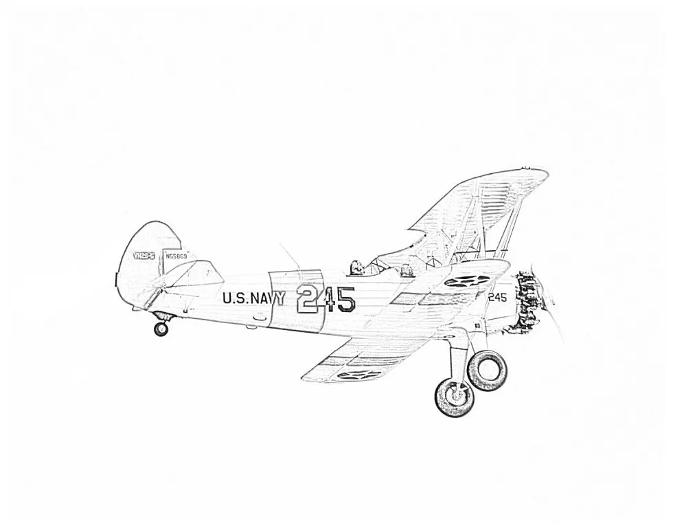 25 Free Airplane Coloring Pages for Kids and Adults