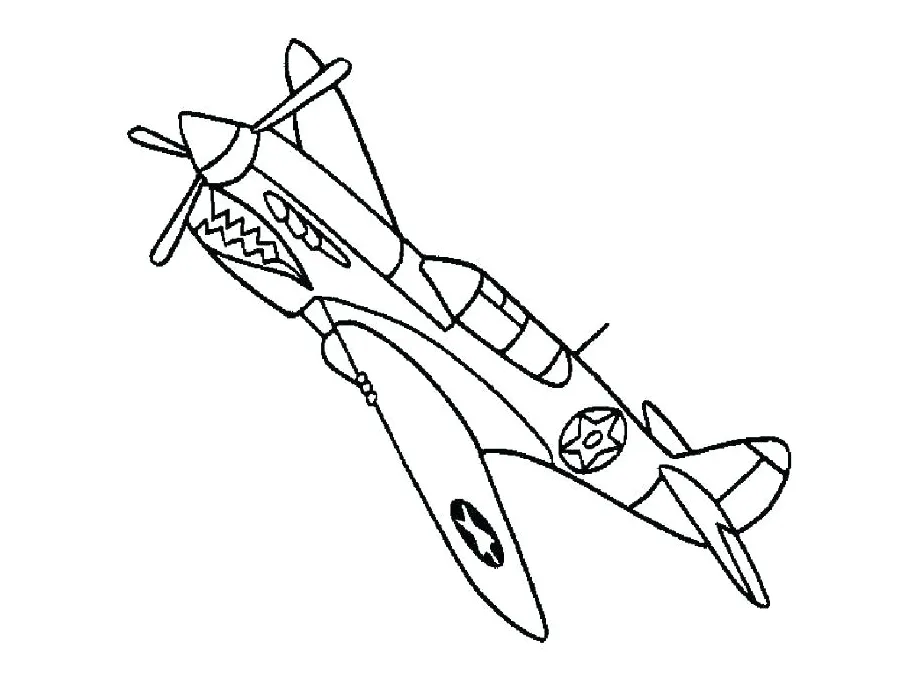 Vintage airplane coloring pages at getcolorings free printable