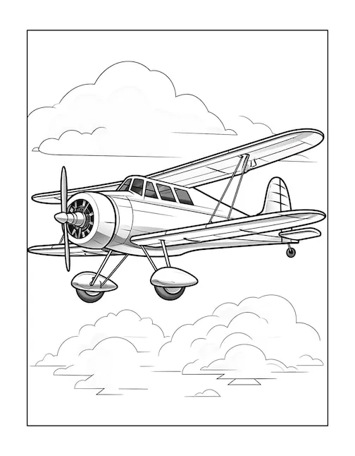 9,000+ vintage airplane coloring pages pictures