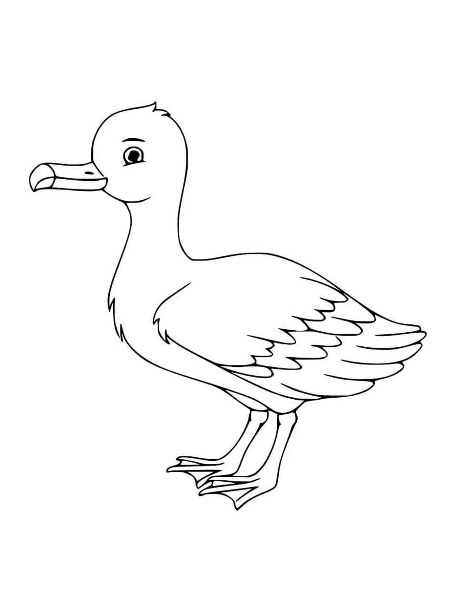 Cartoon printable coloring page