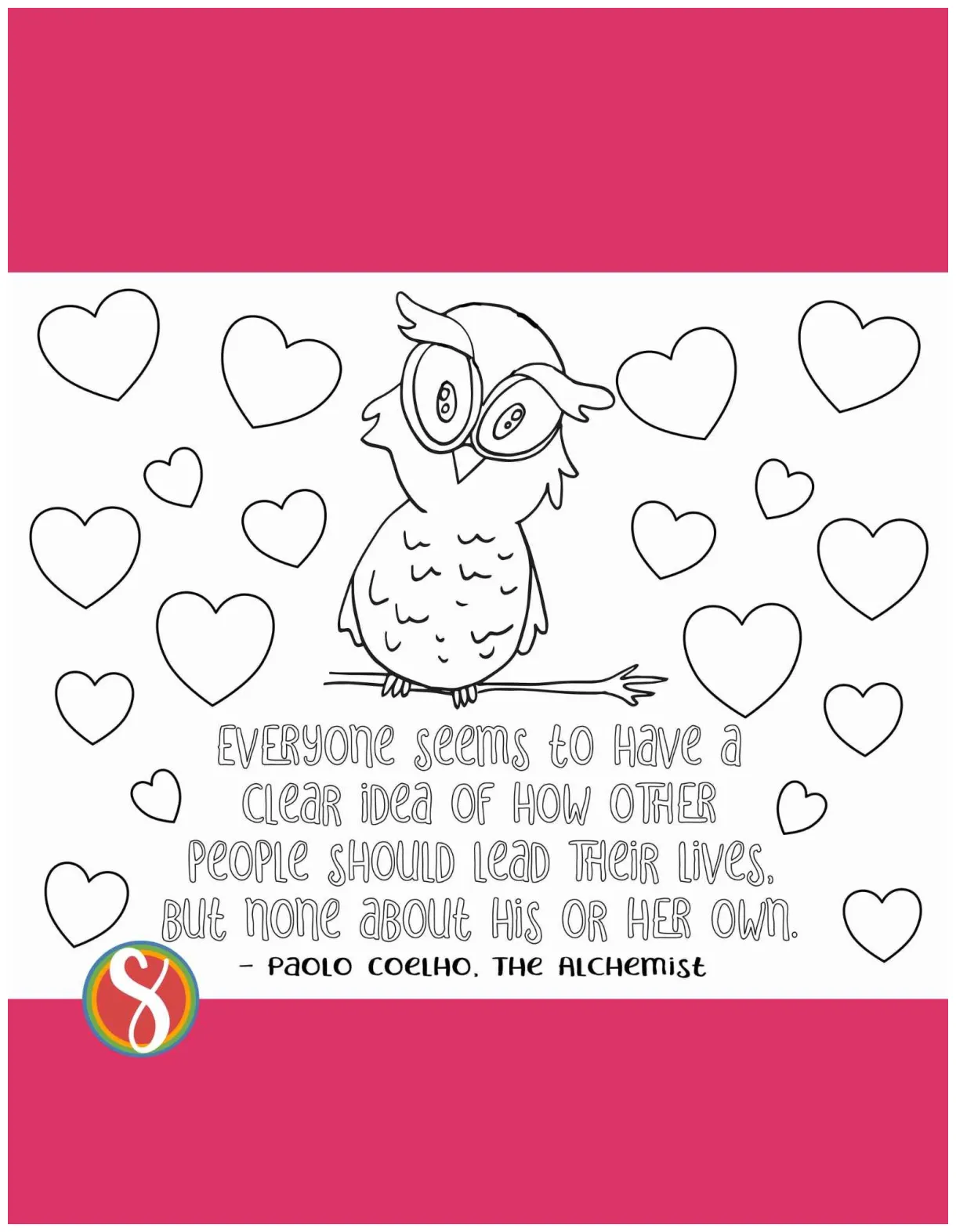 The alchemist quote coloring pages — stevie doodles