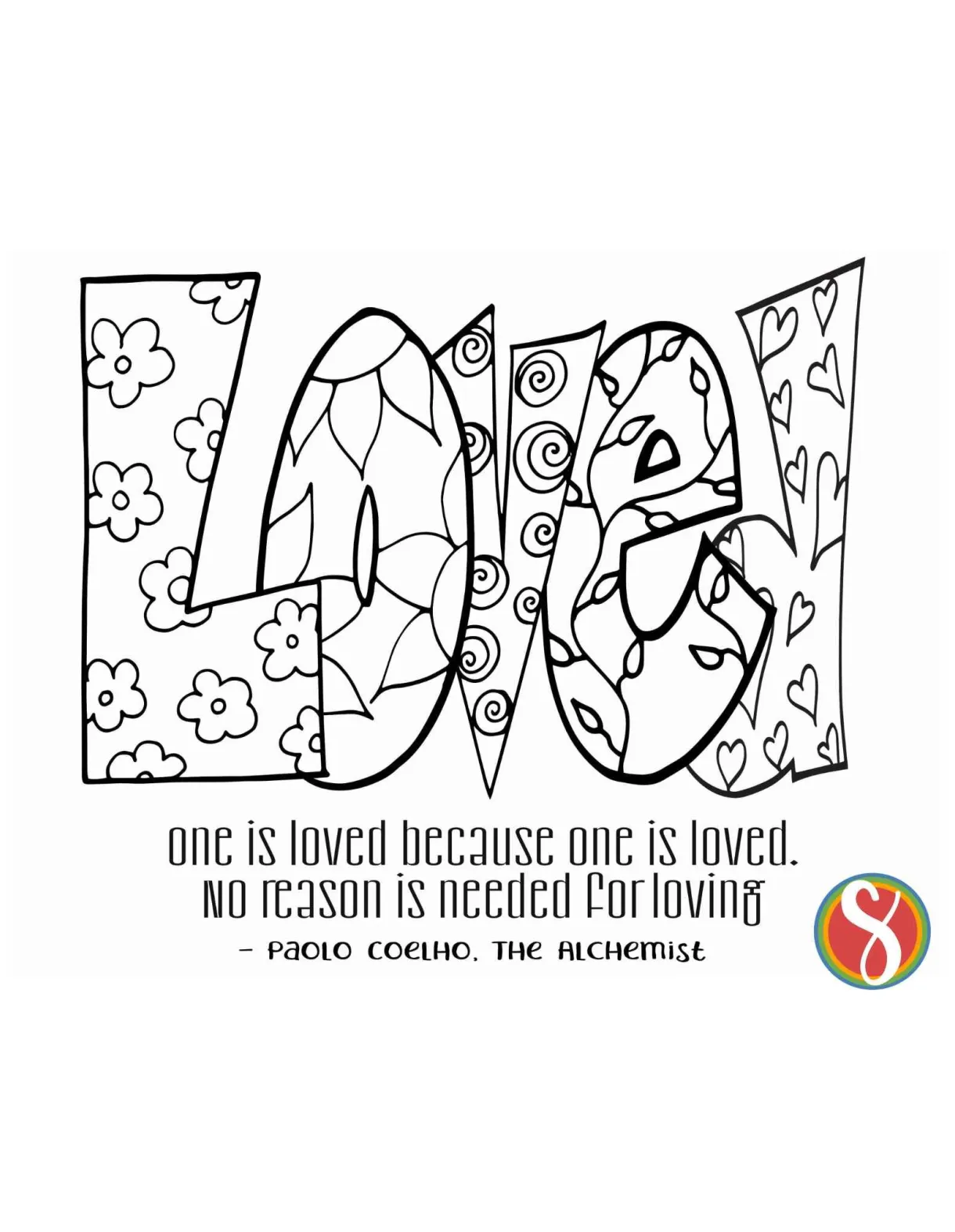 The alchemist quote coloring pages — stevie doodles