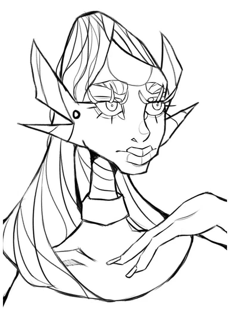 Alien [coloring page] by lumithealien on deviantart