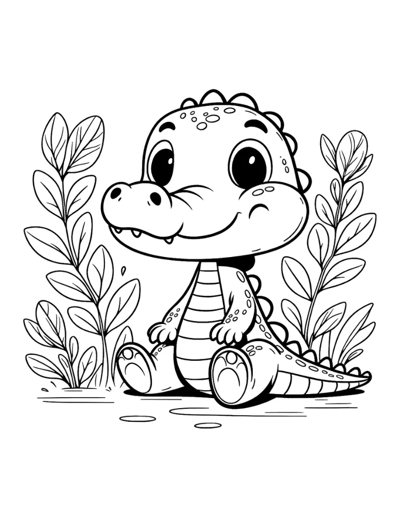 S for kids printable coloring page