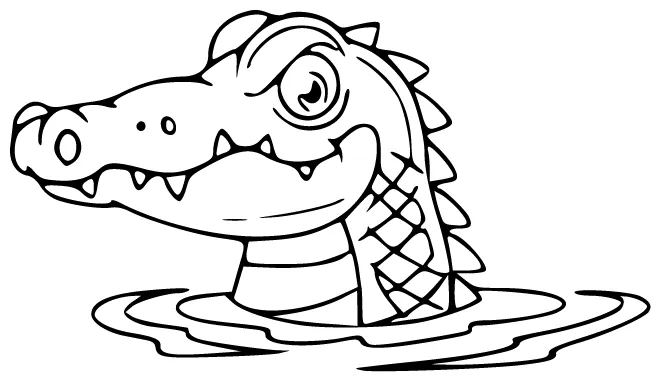 Alligator coloring pages 100% free, printable & fun printable coloring page
