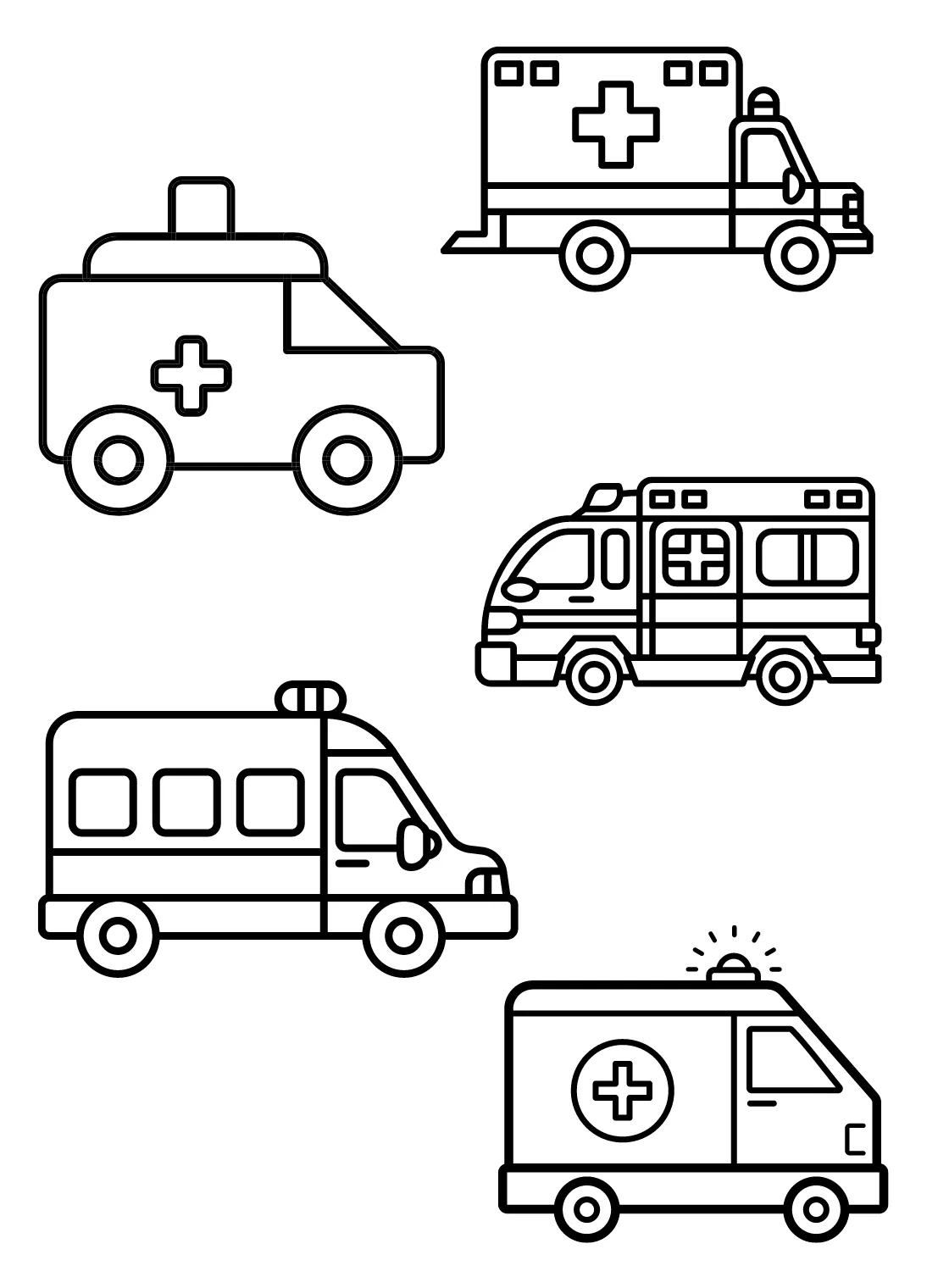 20+ Ambulance Coloring Pages - Free Printable PDF & Online Coloring