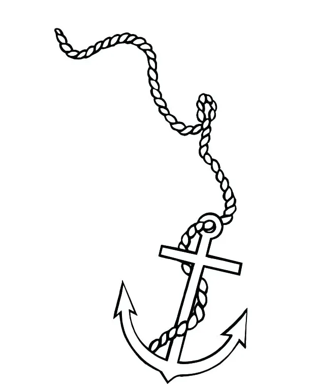 Anchor Coloring Page at GetColorings.com | Free printable colorings