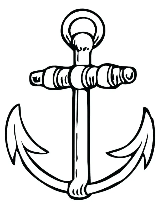 Anchor Coloring Page at GetColorings.com | Free printable colorings