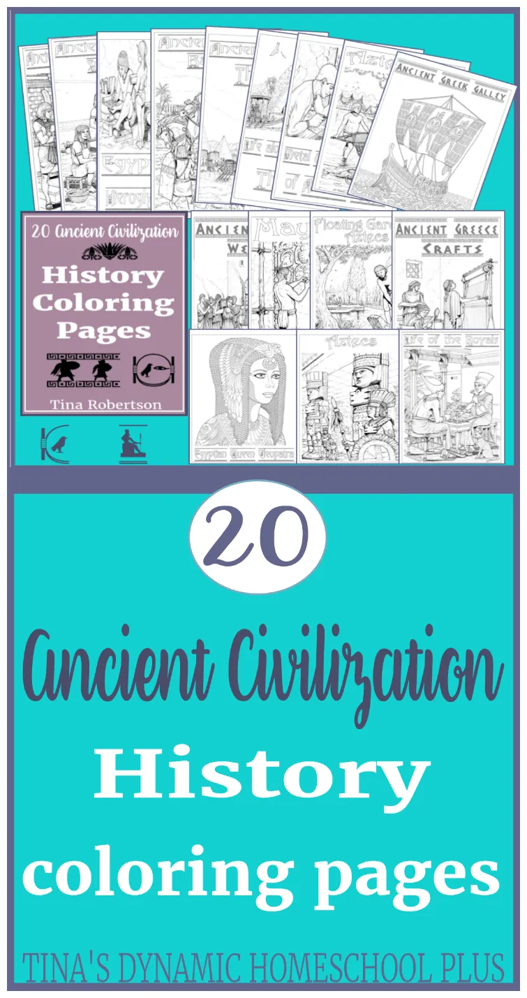 20 ancient civilization history coloring pages