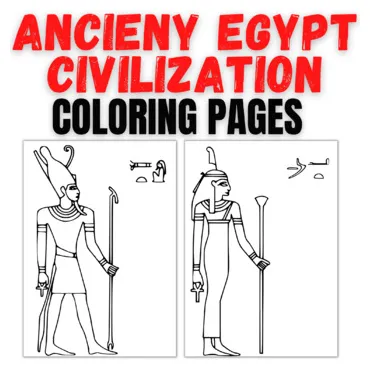 Ancient egypt civilization coloring pages \ ancient civilization activity