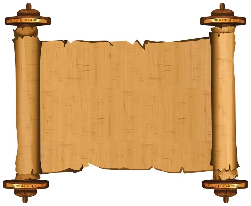 Ancient scroll vector art, icons, and graphics for