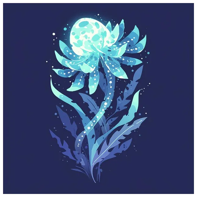 Premium vector sea anemone waving its tentacles