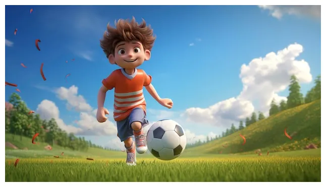 Premium Photo | Group of cute colorful animated characters smiling and