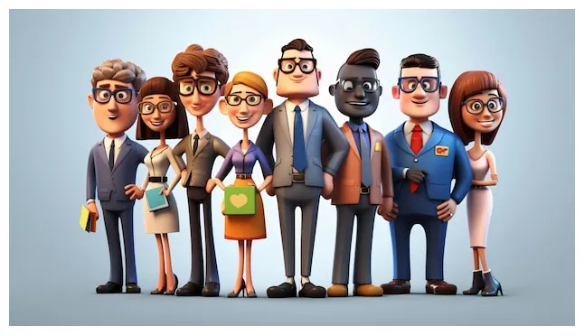 Premium AI Image | A group of cartoon characters from the animated series.