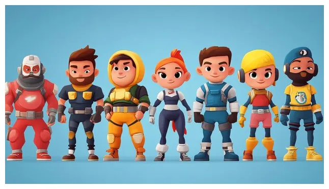 A group of characters from the animated series | Premium AI-generated image