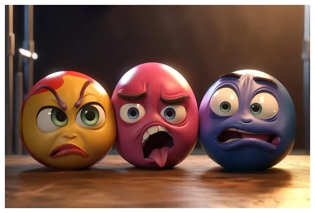 Premium AI Image | A group of animated characters with different