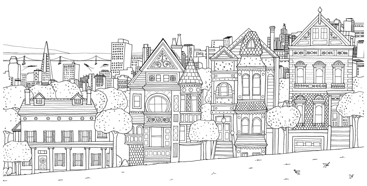 City coloring pages best coloring pages for kids