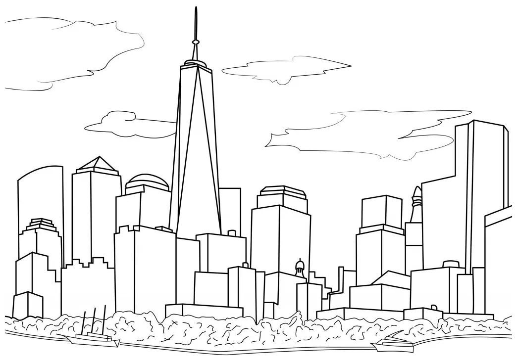 City coloring pages best coloring pages for kids