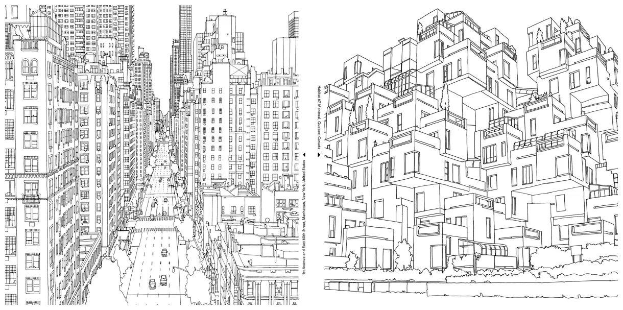 City coloring pages to download and print for free