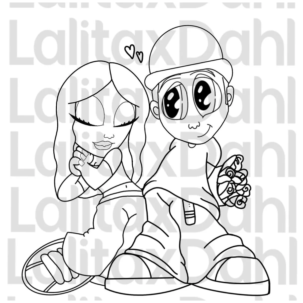Couples coloring page for date night, couples coloring ideas, coloring